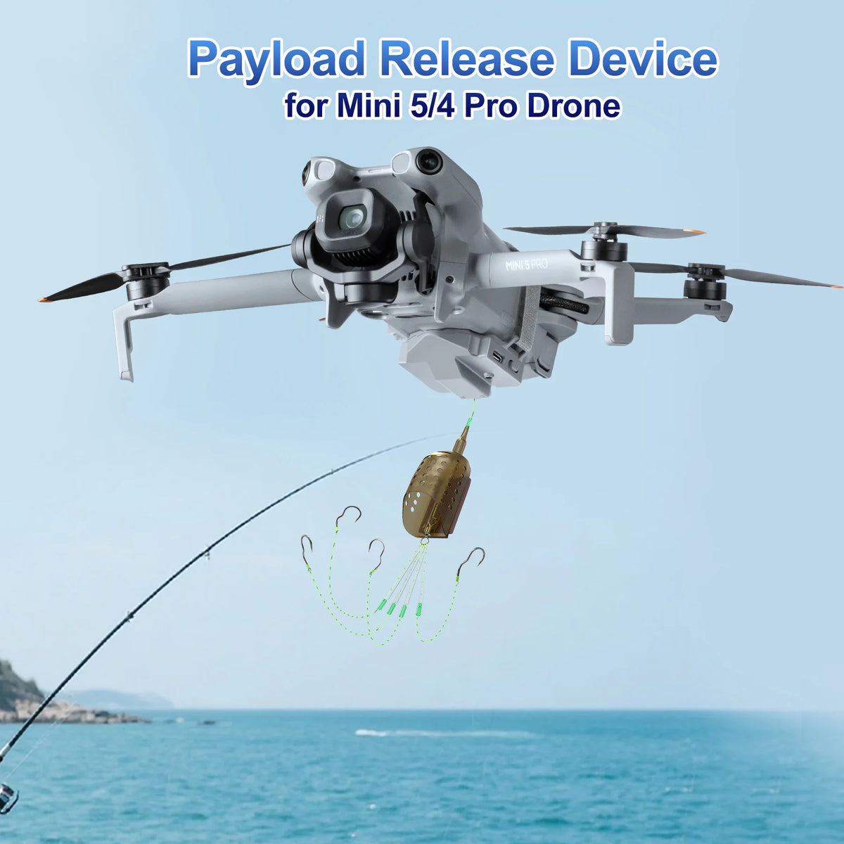 آلية تحرير حمولة عن بُعد لطائرتي DJI Mini 5 Pro وMini 4 Pro