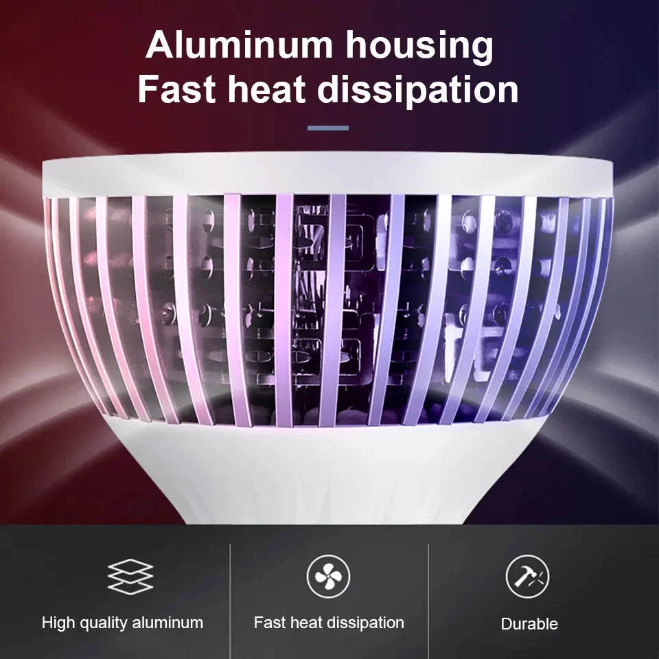 Bec LED E27 cu lumină albă rece și fascicul de 360 de grade