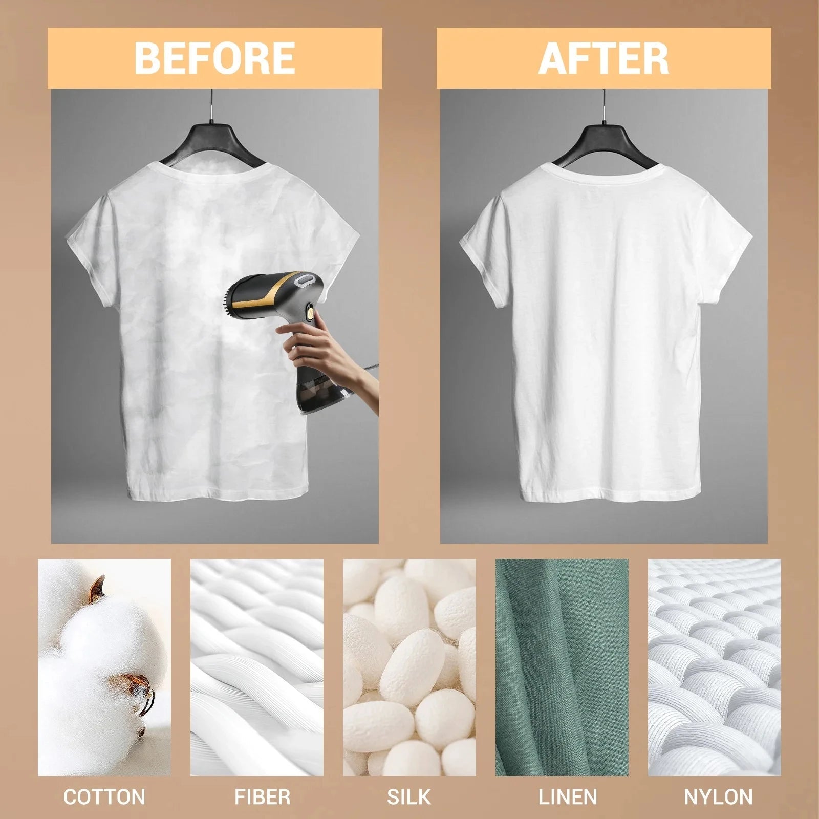 1500W Hand Holding Ironing Machine Iron Machine Household Steam Small Portable Hanging Ironing Machine Wet Ironing Machine 