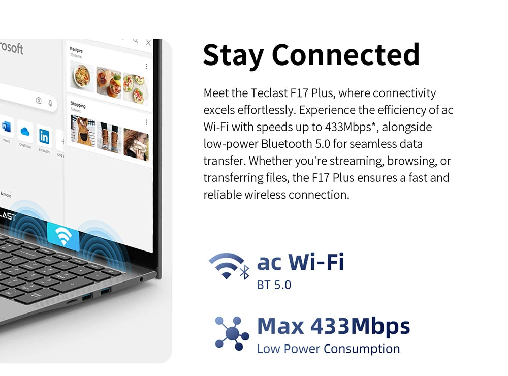 Teclast F17Plus Laptop 17.3 ίντσες