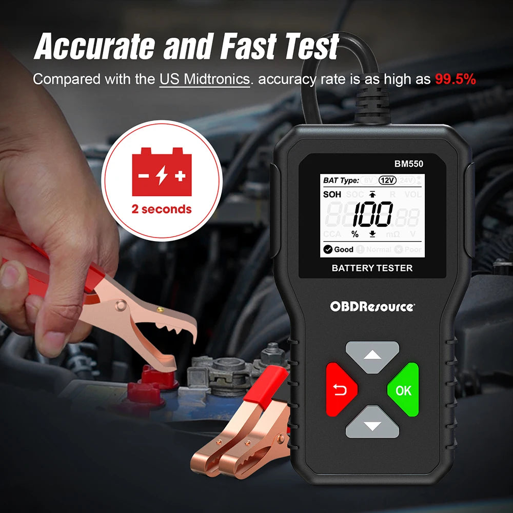 BM550 Vehicle Battery Tester