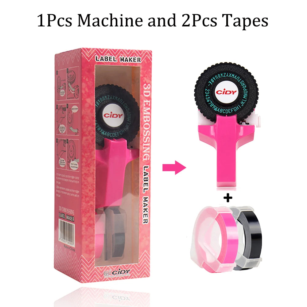 Manual Nine-Millimetre Embossing Label Maker