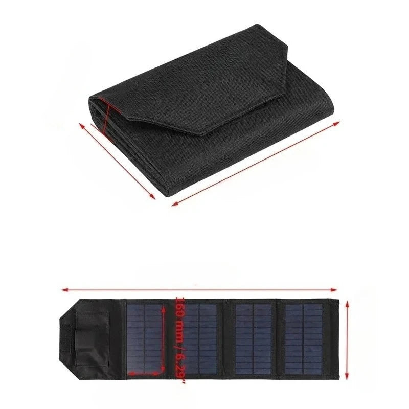 Folding USB Solar Panel - Power Options