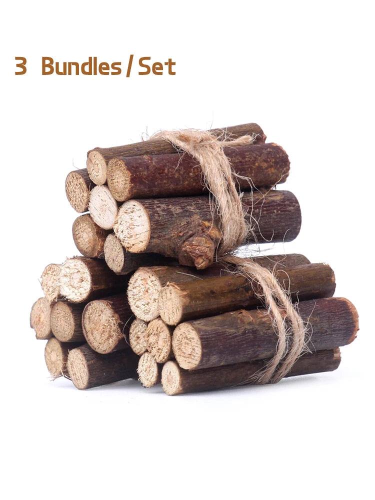 Miniature Firewood and Bonfire Scene Accessories