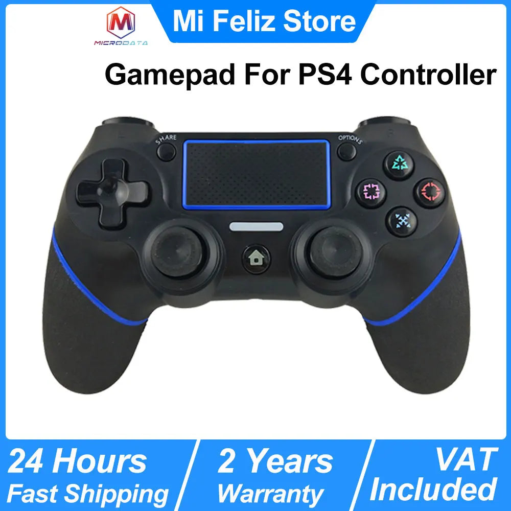Bluetooth Wireless Gamepad for PS4 and PC