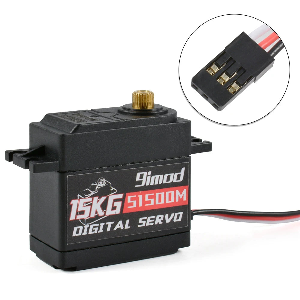Digitálne servo riadenia RC s kovovými prevodmi, rôzne modely