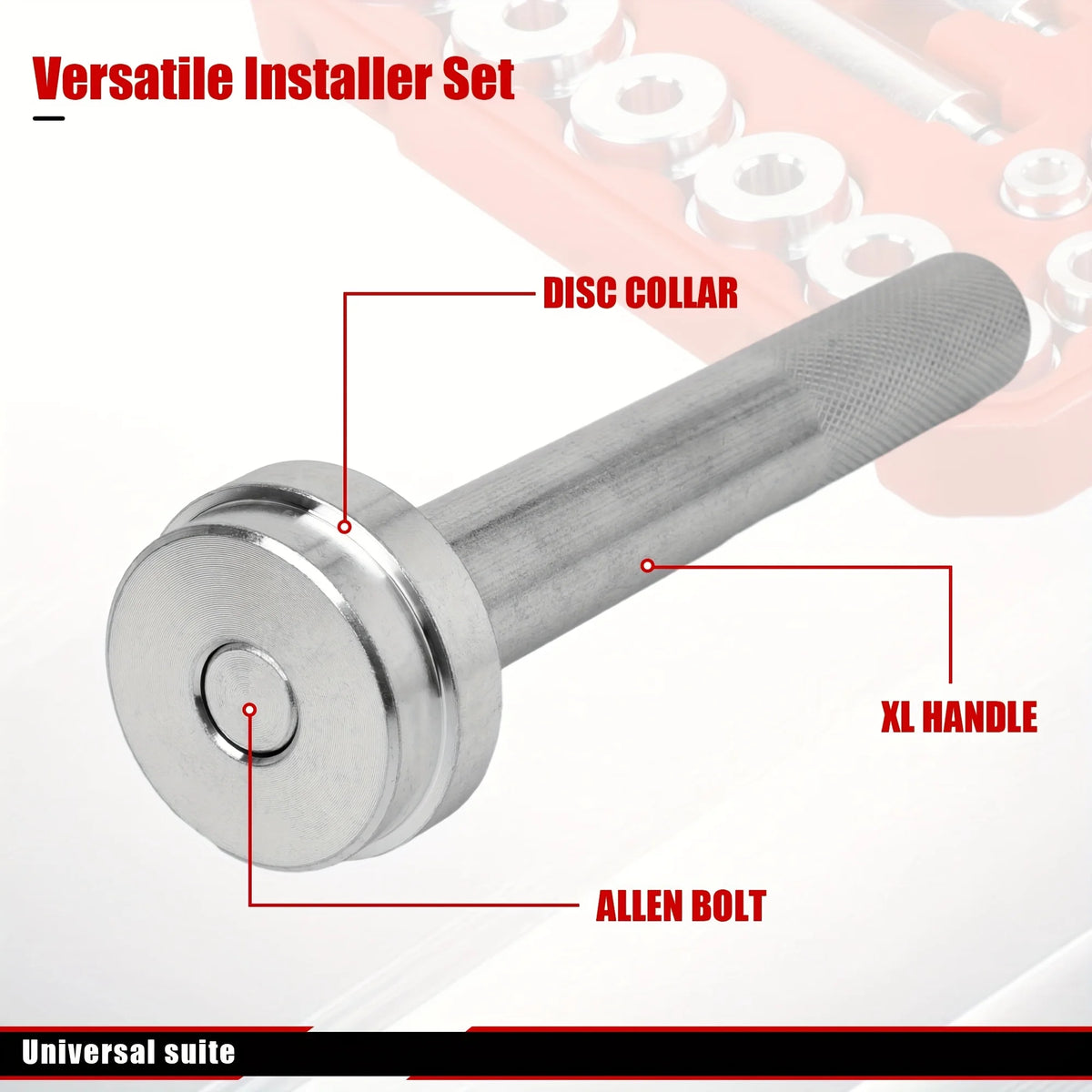 17Pcs/Set Seal Driver Installer Remover Automotive Tools Aluminum Wheel Bearing Kit Bearing Disassembly Tool Repair Kit