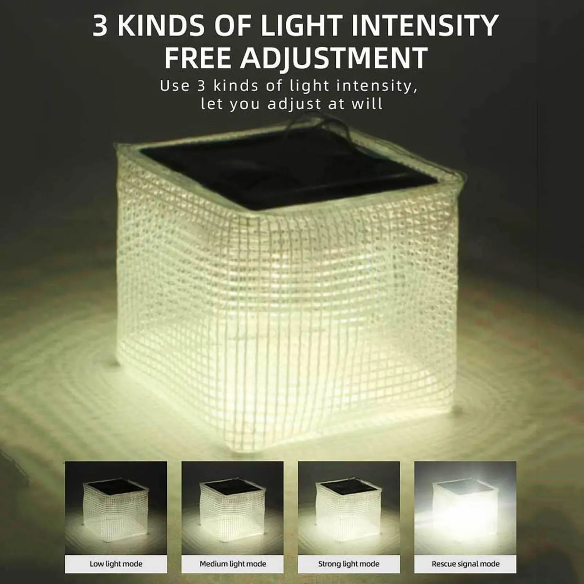 Portable Solar Camping Light with Warm Illumination