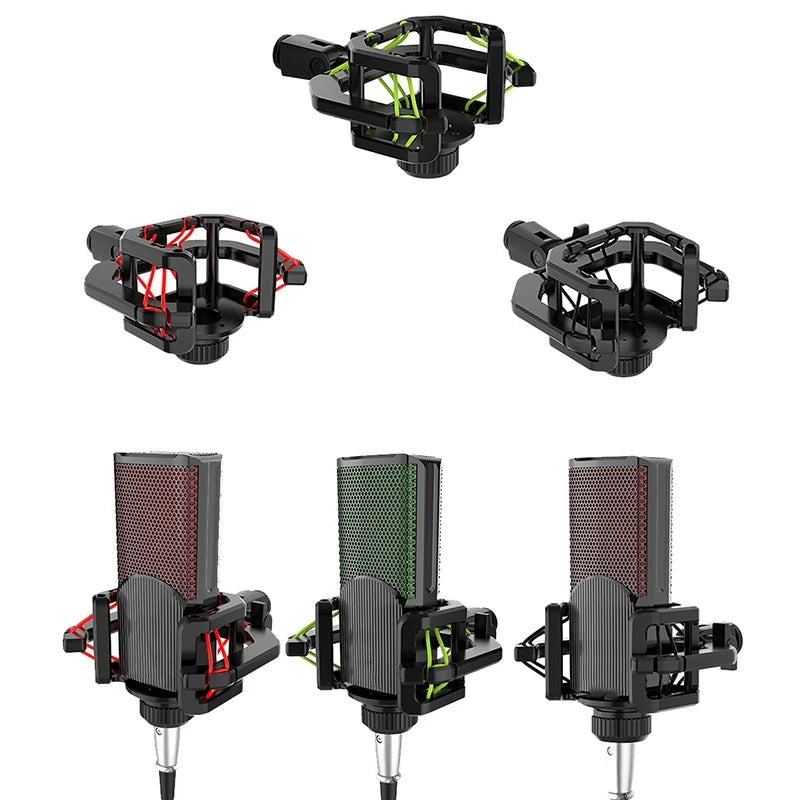 Microphone Shock Mount with Windscreen Filter