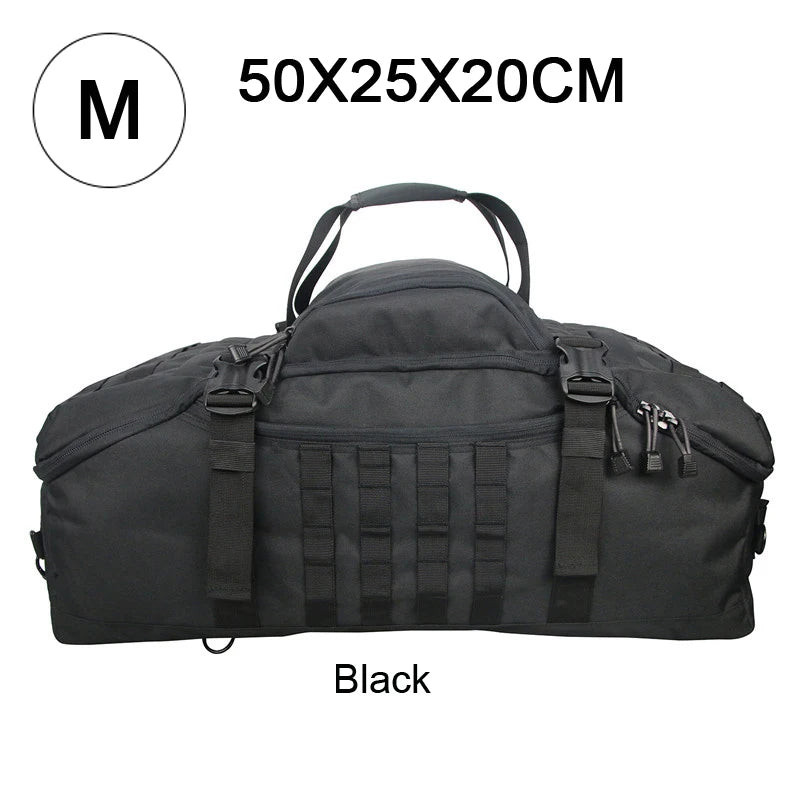 Sac à dos tactique 30L–80L avec MOLLE pour salle de sport, voyage et plein air