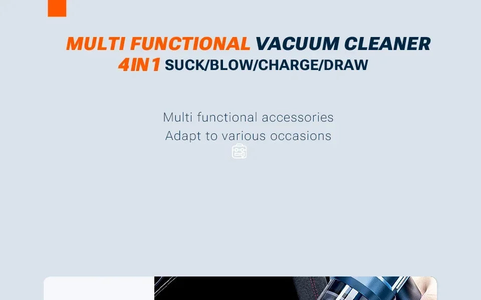SZUK Car Vacuum Cleaner  Wireless Cleaner Handheld  Mini Vacuum Cleaner Cordless Strong Suction Cleaning Machine Robot Vacuum 