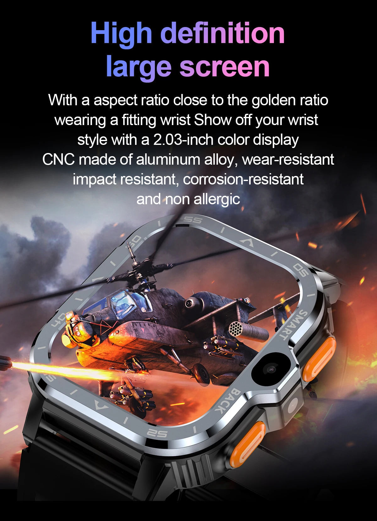 Valdus PGD Android Smart Watch Men GPS 16G/64G ROM Storage HD Dual Camera NFC 2G 4G SIM Card WIFI Wireless Fast Internet Access 