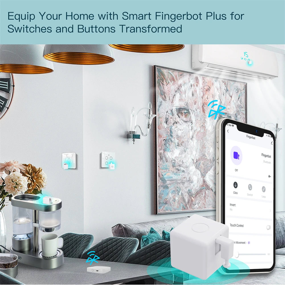 Smart Bluetooth Fingerbot Switch Button Pusher