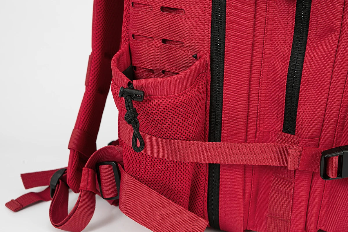 45L Tactical Backpack with Double Cup Holder