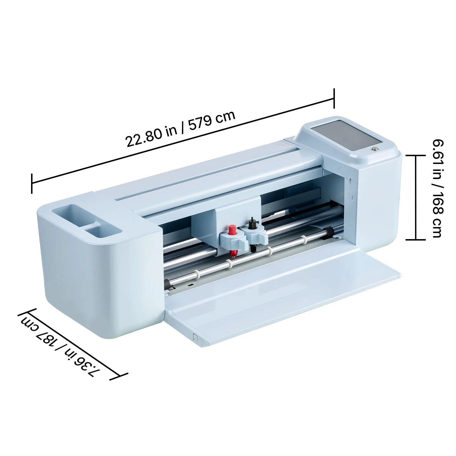 SucceBuy Vinyl Cutting Machine 12 in Button Screen Controlled Vinyl Cutter 5000+ Built-in Design Resources Creating Crafts Cards