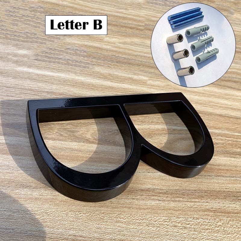 125mm Black Outdoor House Number Sign