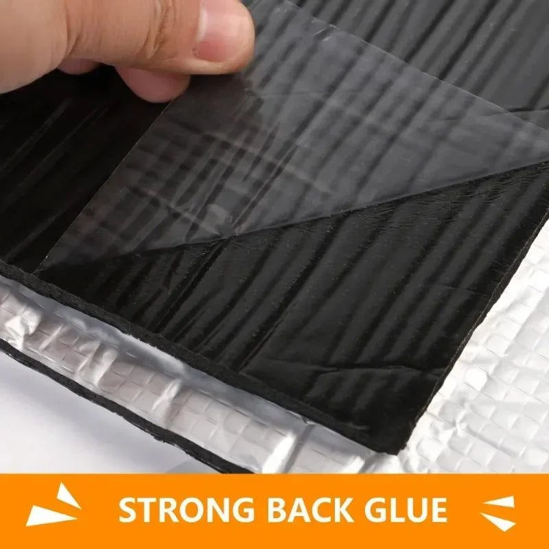 Manta Isolante Acústica e Térmica Ignífuga 200x50cm Painéis Acústicos para Paredes Isolamento Sonoro para Redução de Ruído em Automóveis