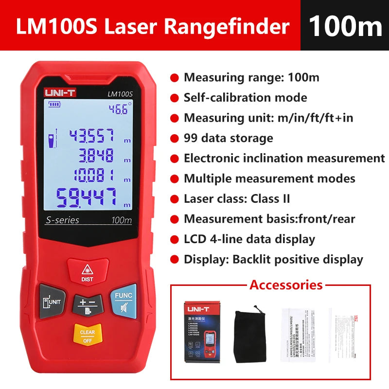 Laserski merilnik razdalje LM-S – različice 40–120 m