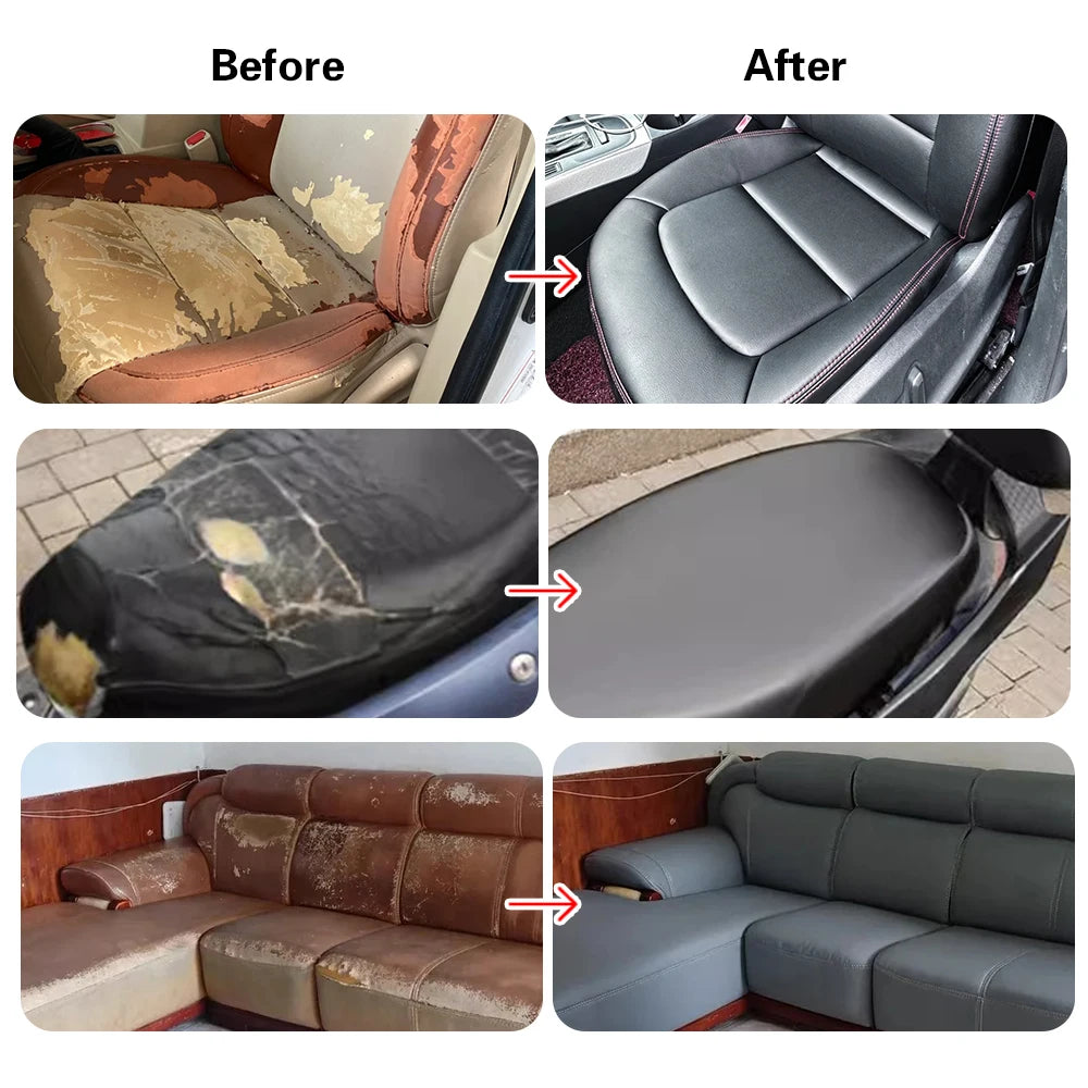 PU Leather Self Adhesive Sofa Leather Repair DIY Bed Soft Patch Sticker Repair Subsidy Renew Decal Car Motorcycle Seat Repair