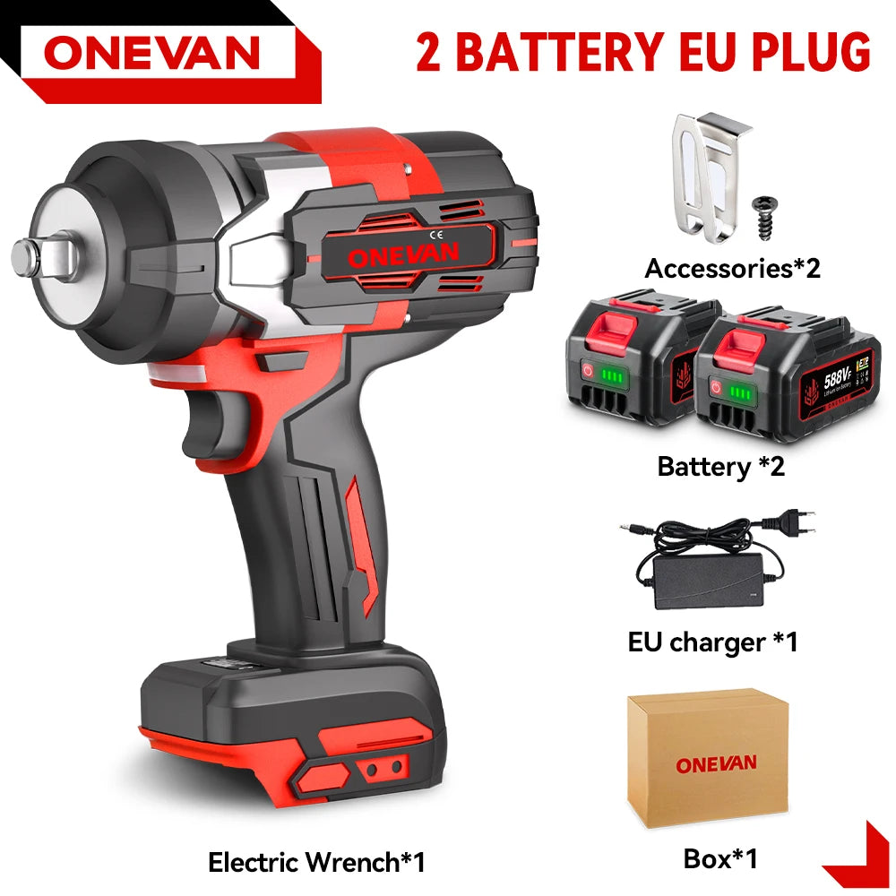 Ασύρματο κλειδί κρούσης 2800N.M 8000RPM χωρίς ψήκτρες 18V εργαλείο ισχύος