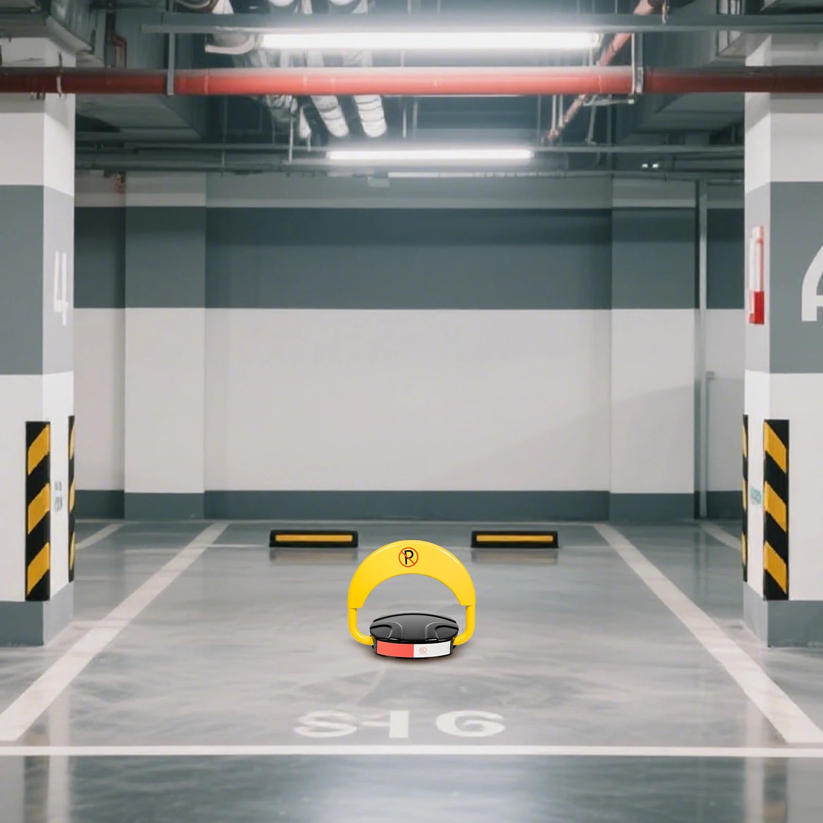 Heavy Duty Remote Control Parking Lock with Alarm, IP67 Waterproof, 2T Capacity