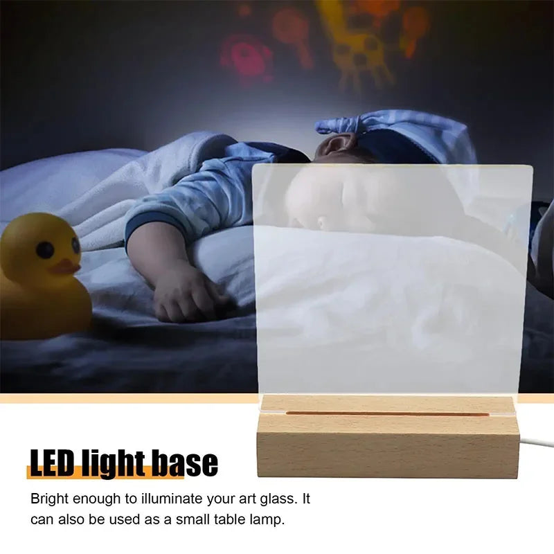 USB LED Display Base for Compatible Acrylic Art
