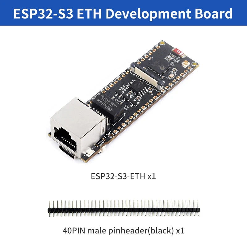 ESP32-S3 Ethernet-ontwikkelbord opties