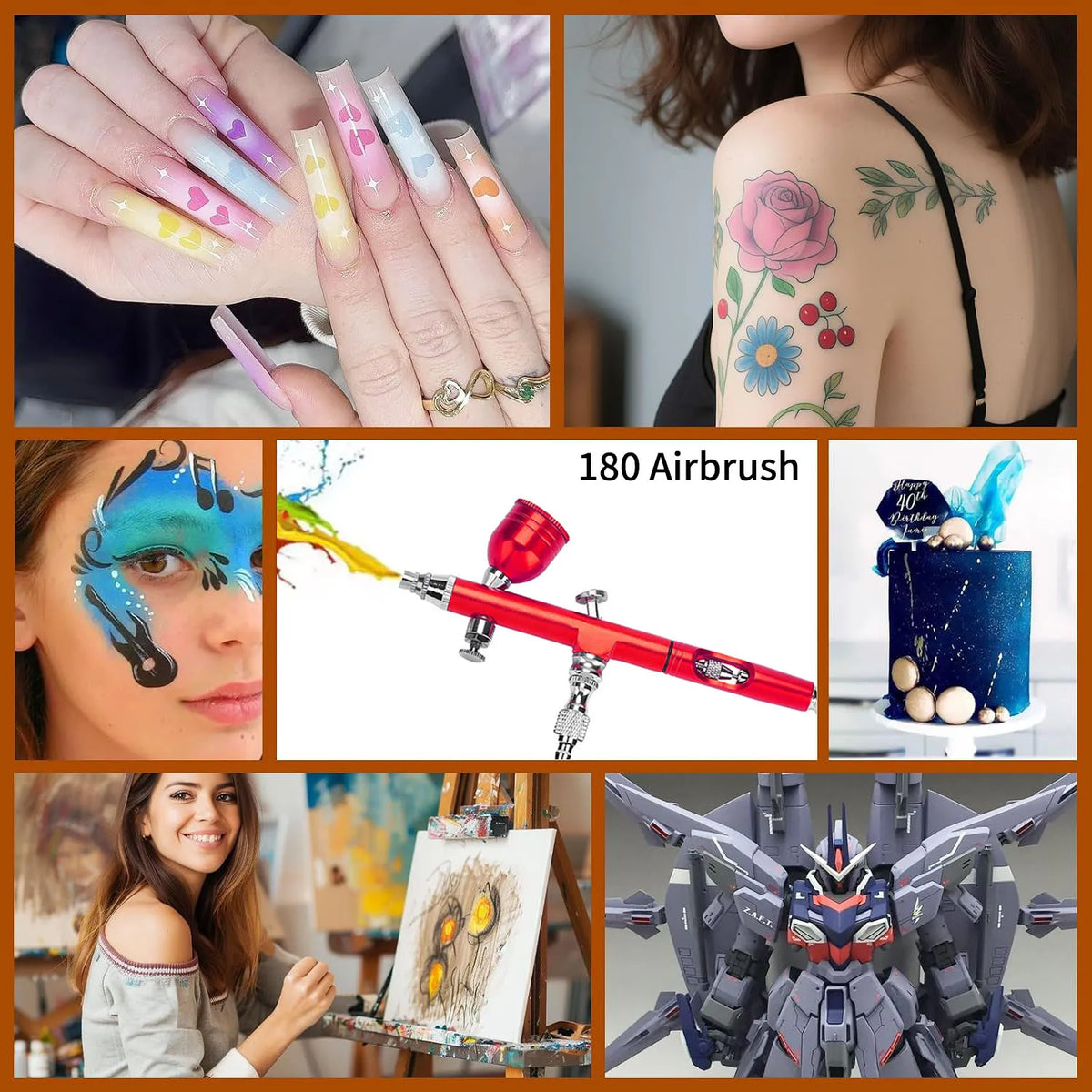 Dual-Action Gravity Airbrush Kit