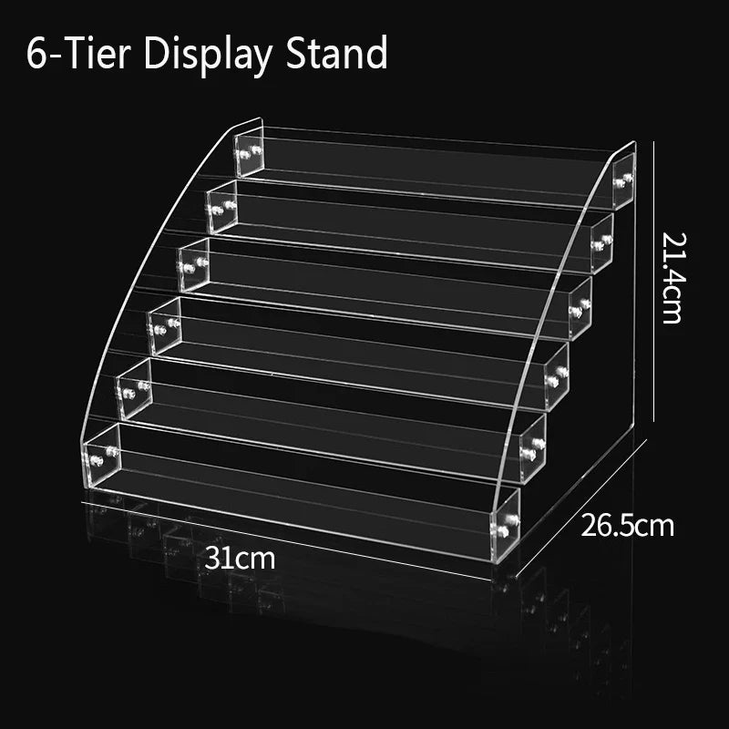 Transparenter Nagellackständer und -halter aus Acryl