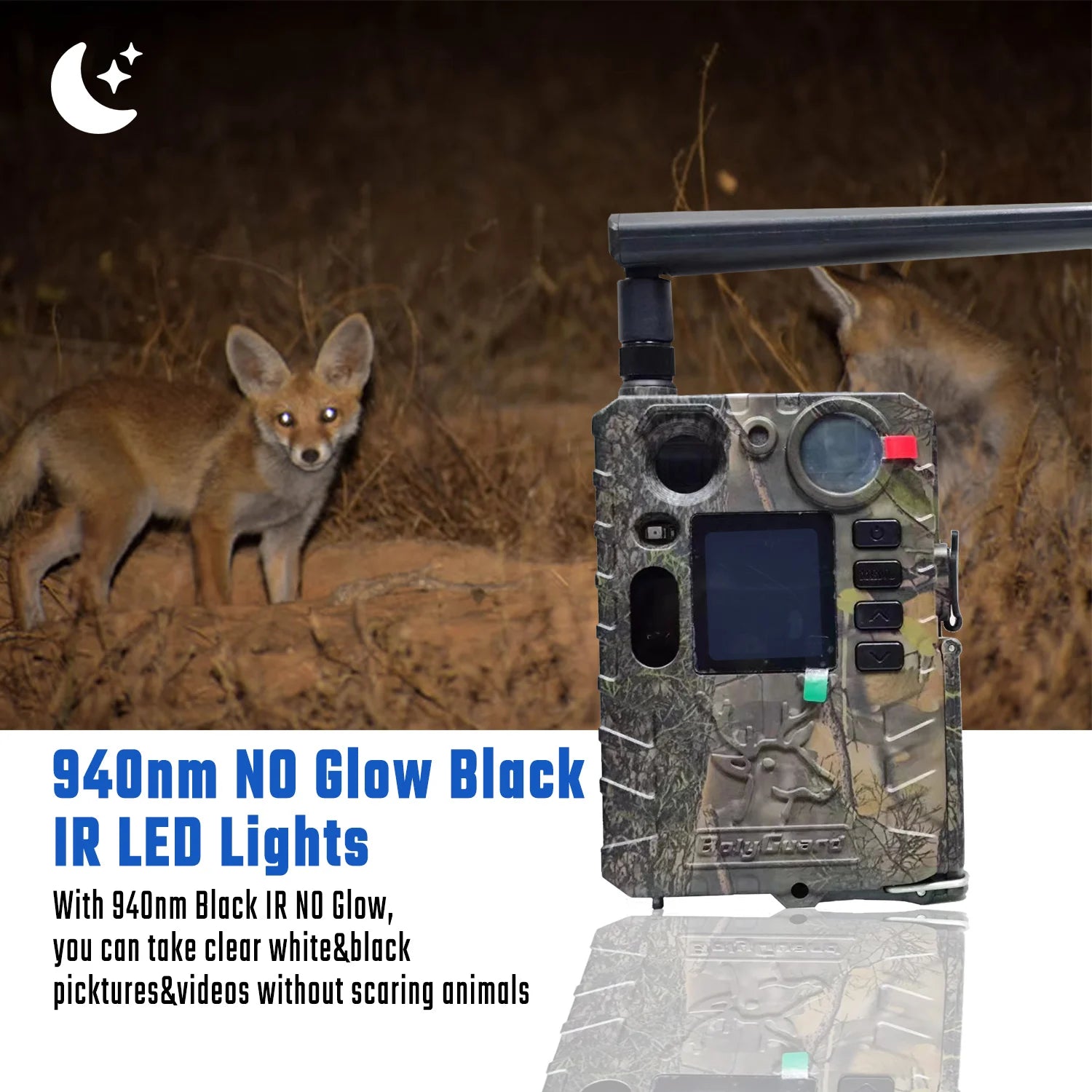 BolyGuard BG410-MS 4G LTE Trail Camera 4K 37MP Night Vision