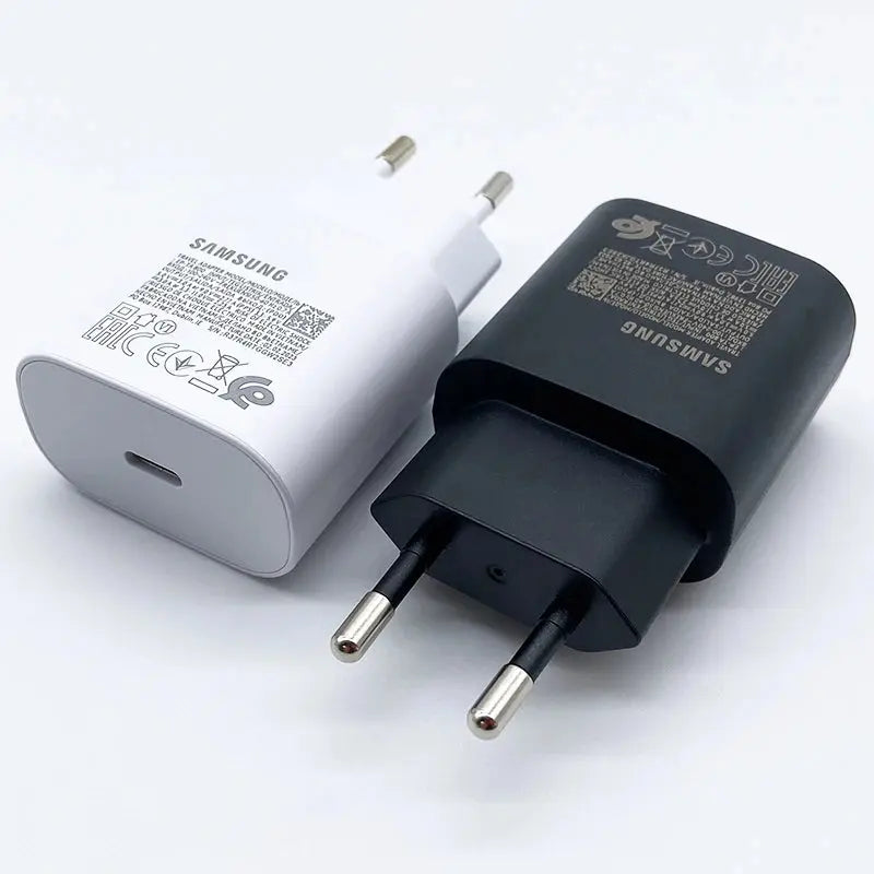 Samsung S24 25W Super Fast Charger PD Usb Type C Adapter Cargador For Samsung Galaxy S23 S22 Plus S21 ultra FE A55 A35 M55 A54 - Spy-shop.com