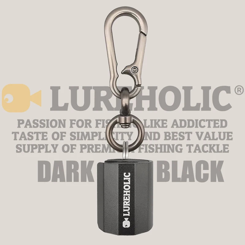 LUREHOLIC stangholder, ultralet og nem at bære, af aluminiumslegering, til fiskestang med agn