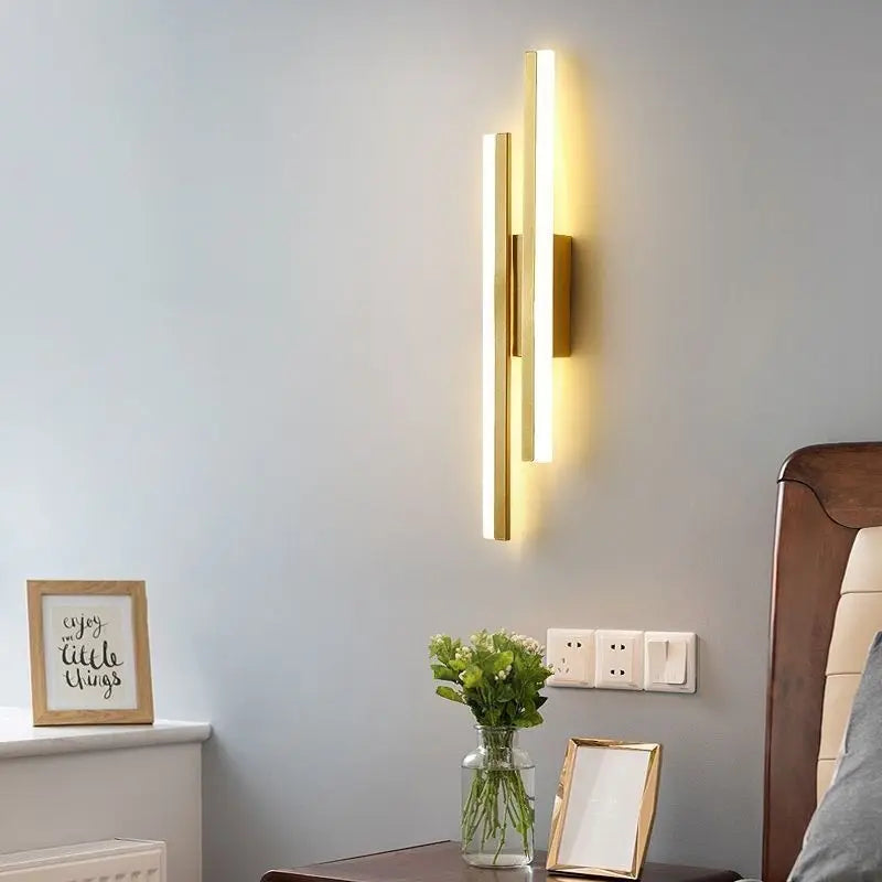 Aplique de parede LED com luz regulável, 50 cm