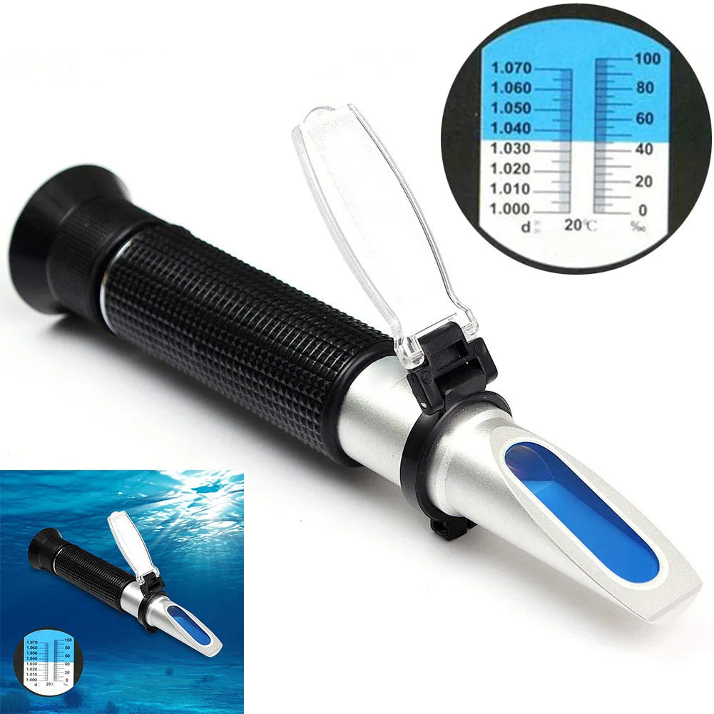 Aquarium Salinity Refractometer with Carry Case