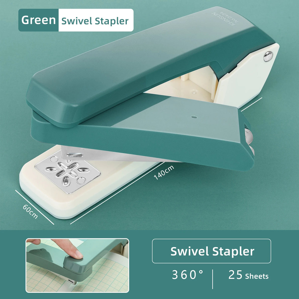 Swivel Manual Stapler for 24/6 Staples