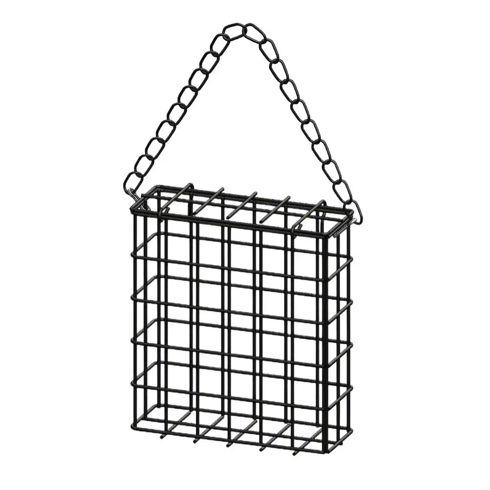 Mangitore per uccelli con filo appeso di grasso (suet), 13 × 13 cm