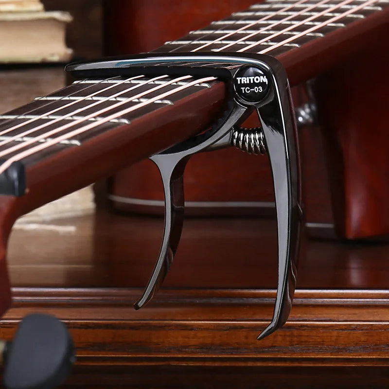 Quick-Change Guitar Capo with Silicone Padding