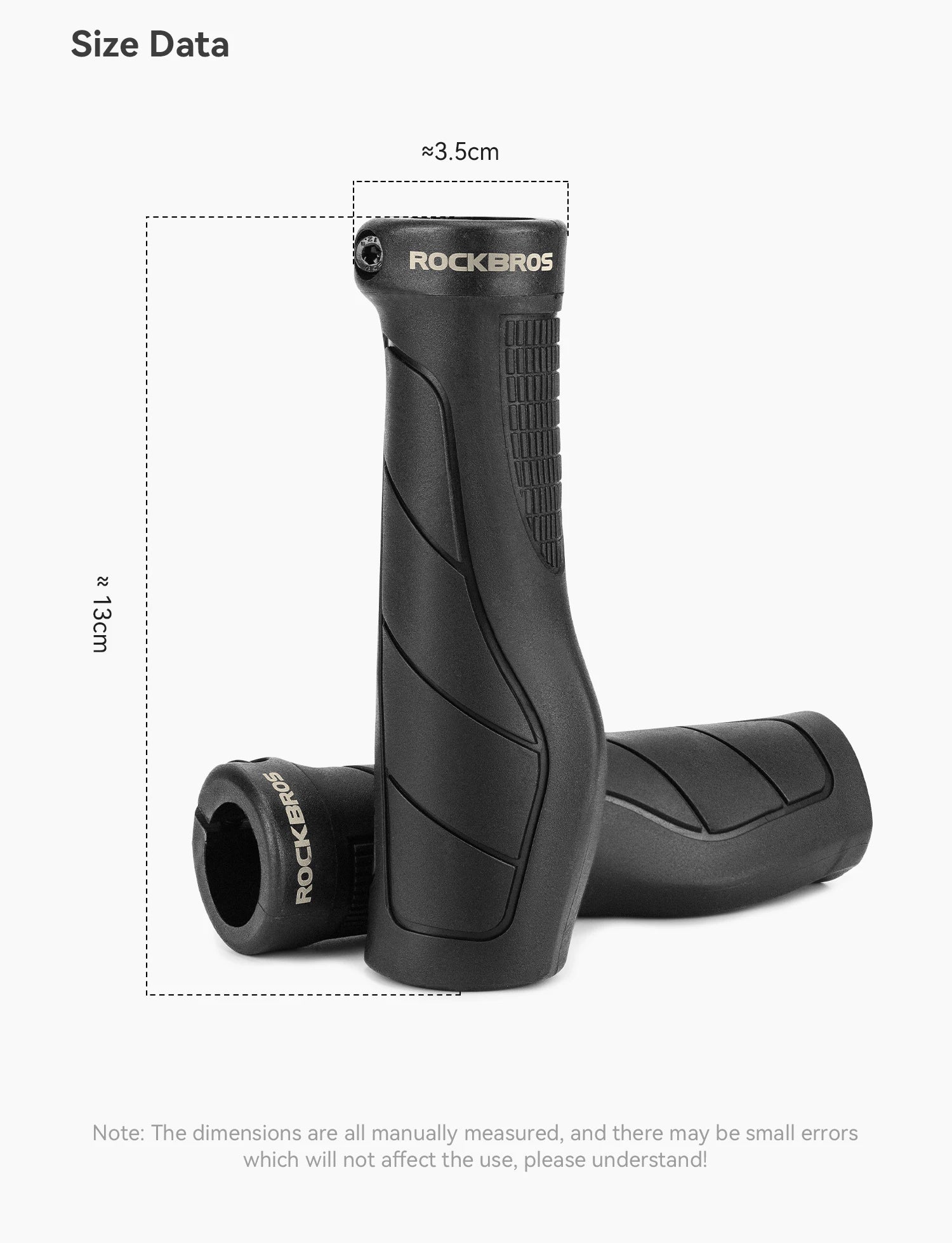 Shockproof Anti-Slip Bicycle Grips 13cm Comfortable Handlebar Cover