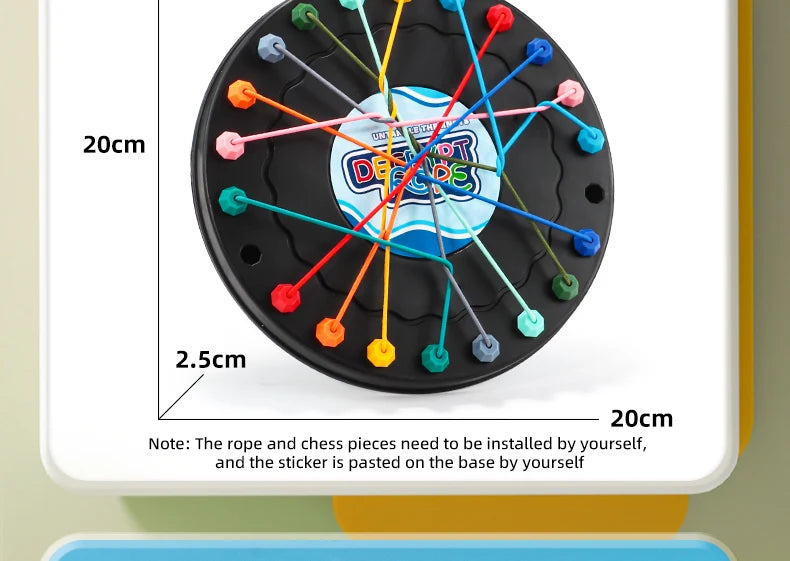 2025 New Rope Breaking Battle Challenge Puzzle Toy Knot Toy Children's Rope Decoding Game Logic Training 