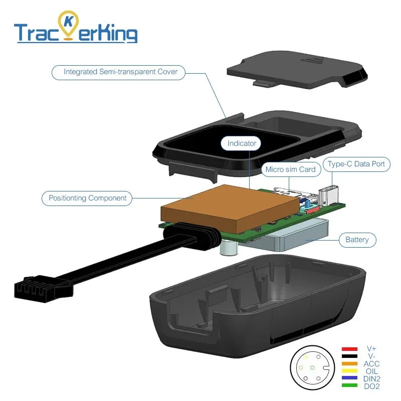 GPS Tracker pro auto, motocykl, satelitní locator trackerking mini EC33 Anti-theft zařízení GPS/GSM locator pro auto