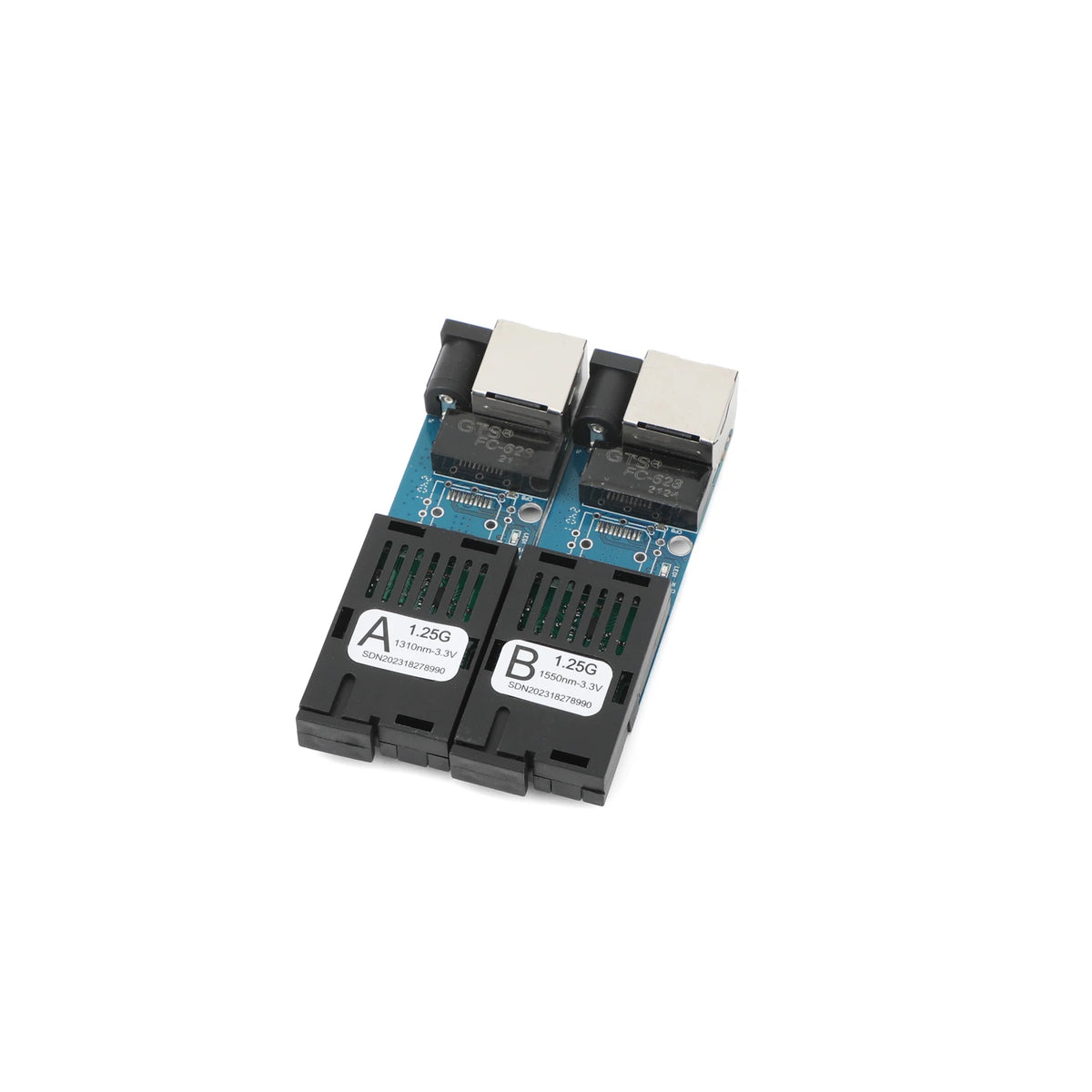 Gigabit Ethernet -fiiber media -muuntajat