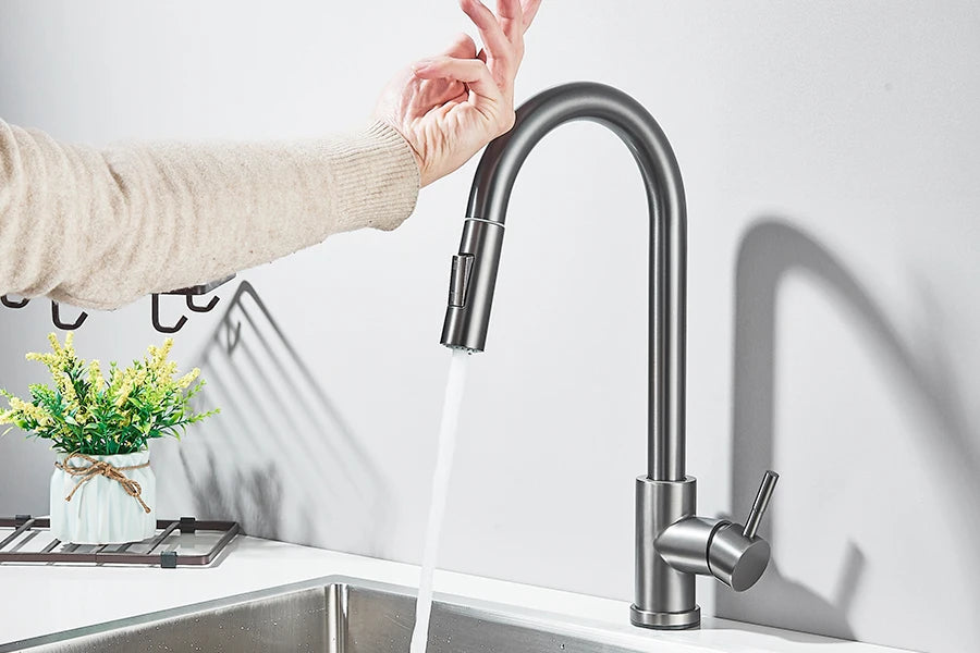 Έξυπνος Αισθητήρας Αφής Μπαταρία Κουζίνας με Αναδιπλούμενη Περιστροφή 360°