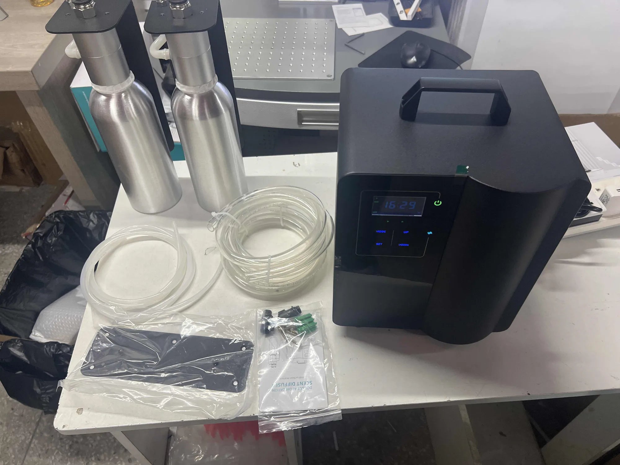 Smart HVAC Aroma Diffuser 10000m³ Dækning Bluetooth Kontrol