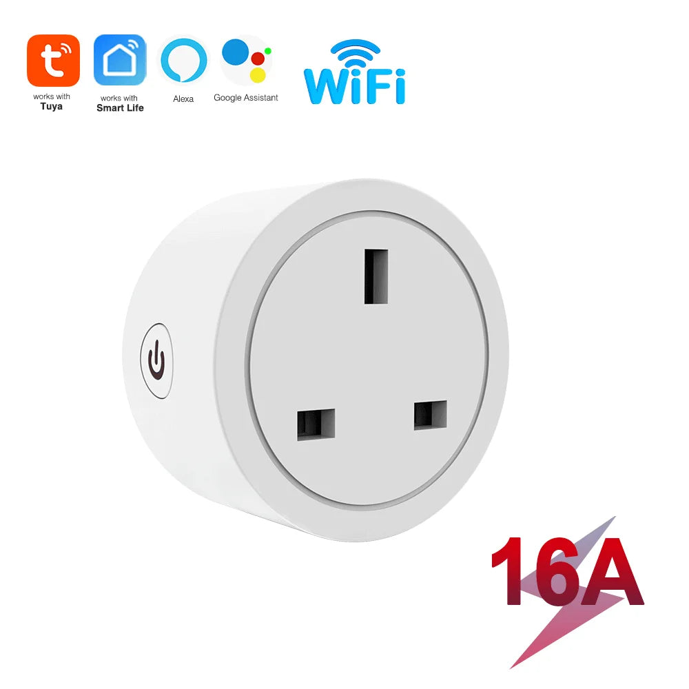 UK Wi-Fi Smart Plug, Tuya or Cozylife Options