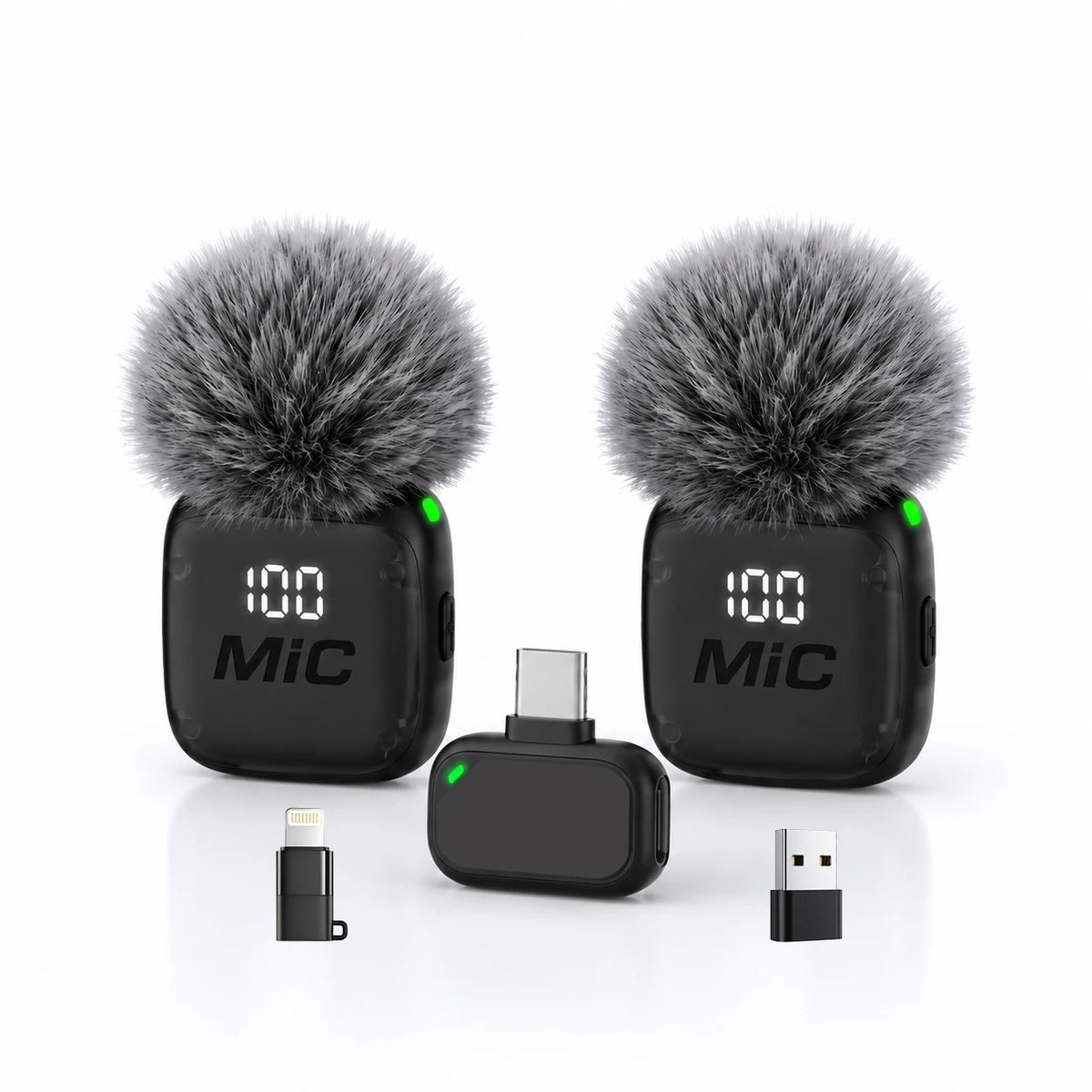 Mini Wireless Clip-On Lavalier Microphone