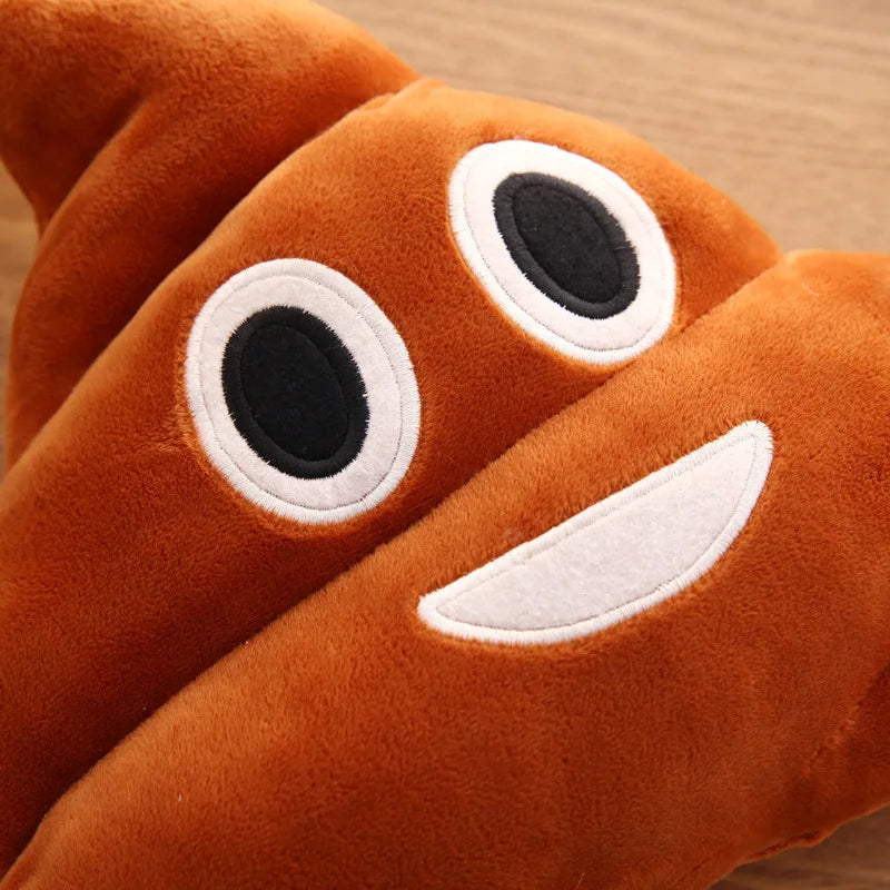 Wholesale cartoon new expression poo plush toys cute funny quirky funny poop cushion 
