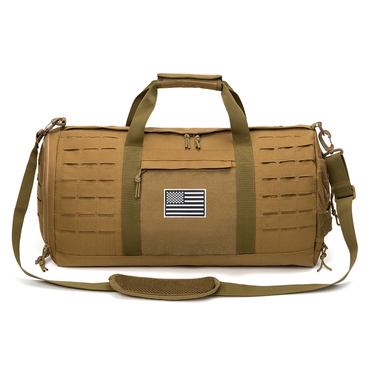 40L Tactical Travel Backpack with Shoe Compartment and MOLLE Webbing