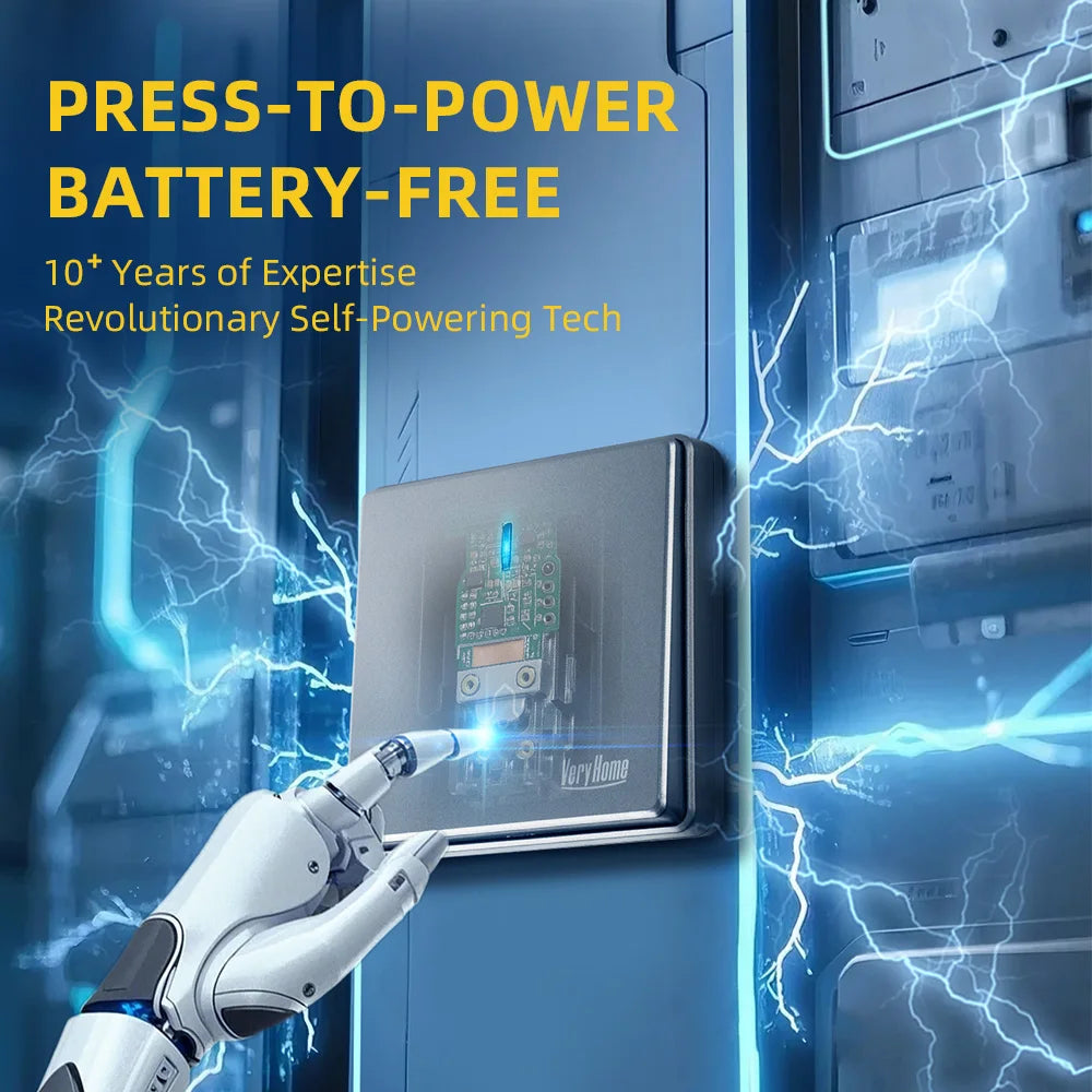 F31 Self-Powered Large-Button Doorbell