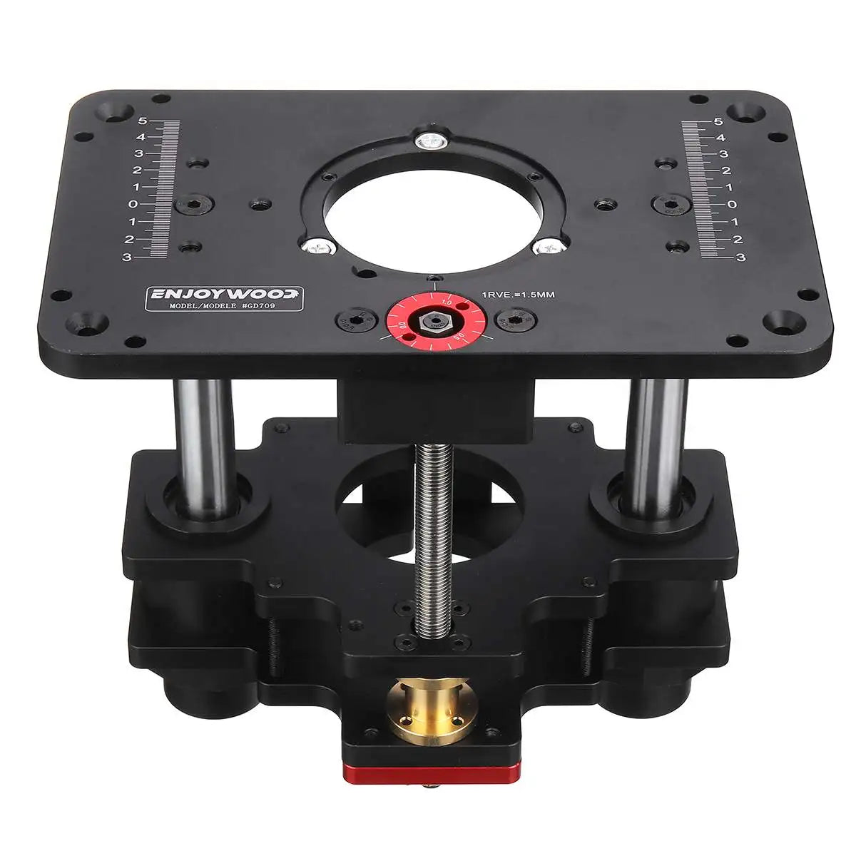 Router Lift for 65mm/69mm Wood Router Table Setup with Plate