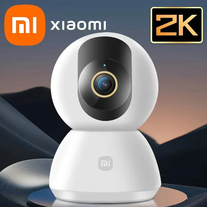 Xiaomi 360° Smart Home Security Camera Mi PTZ 2K Webcam 1296P 3 Megapixel AI Human Detection Night Vision Webcam Work With Miji 